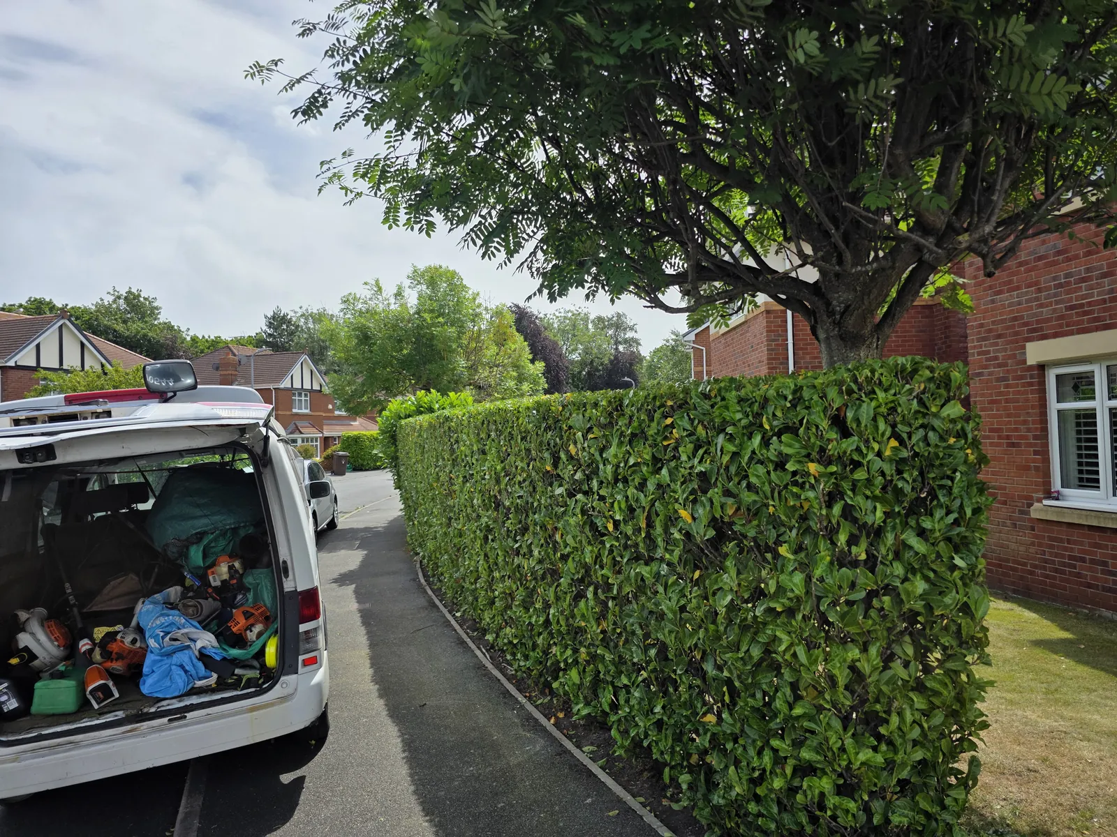 Completed garden work by The Cutting Hedge Garden Services