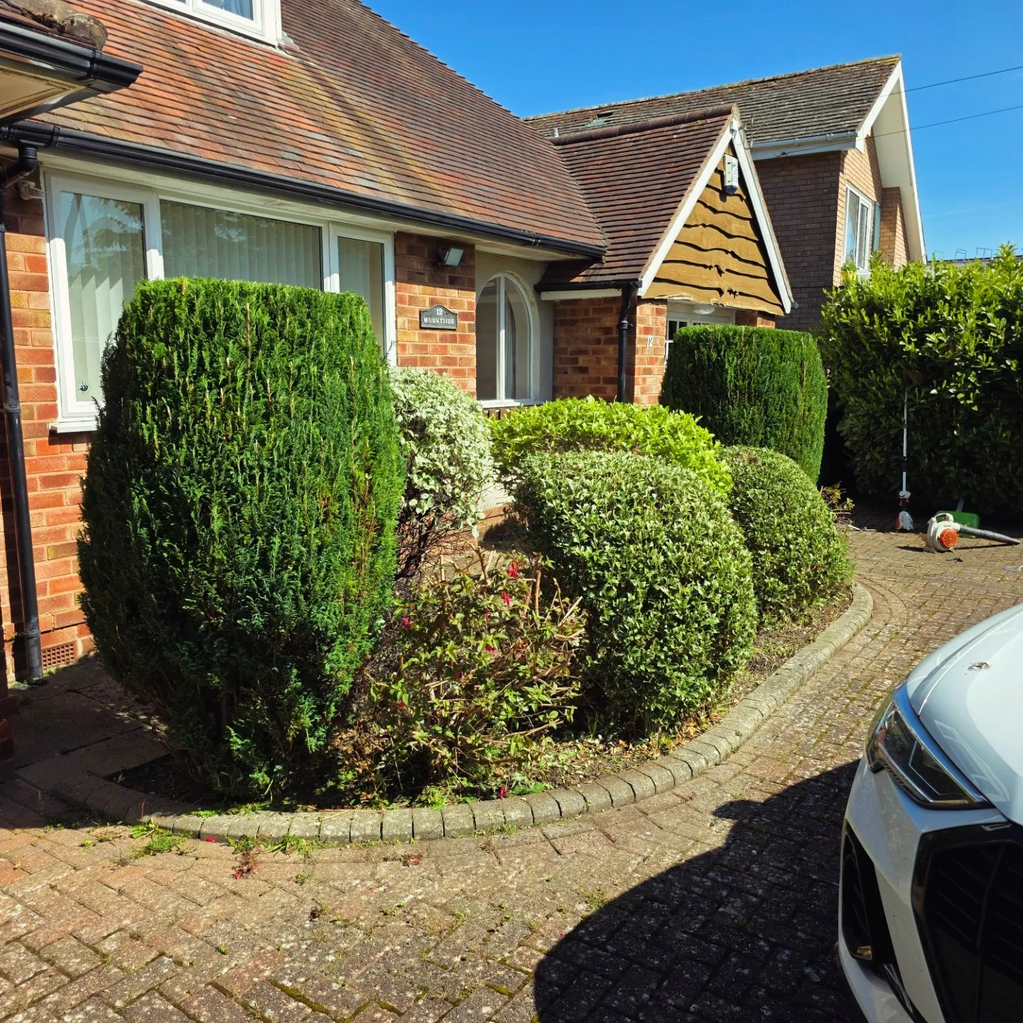 Completed garden work by The Cutting Hedge Garden Services
