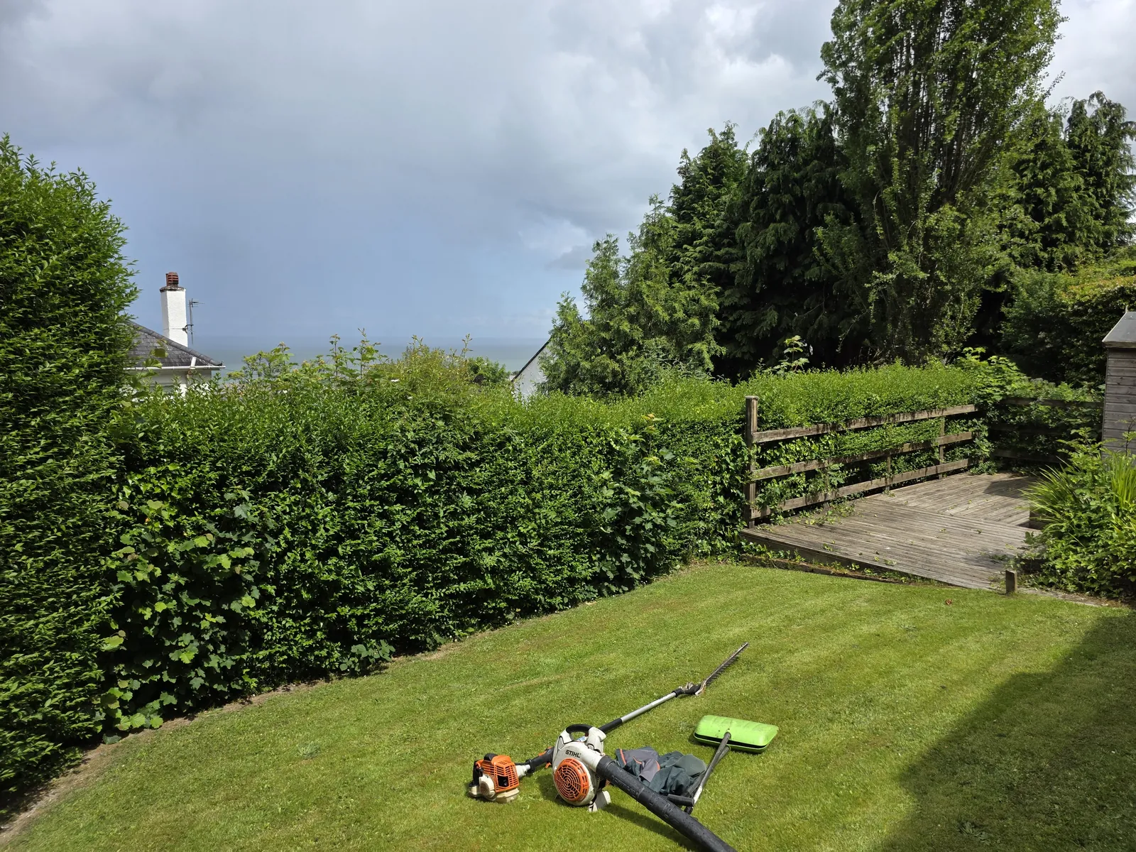 Completed garden work by The Cutting Hedge Garden Services