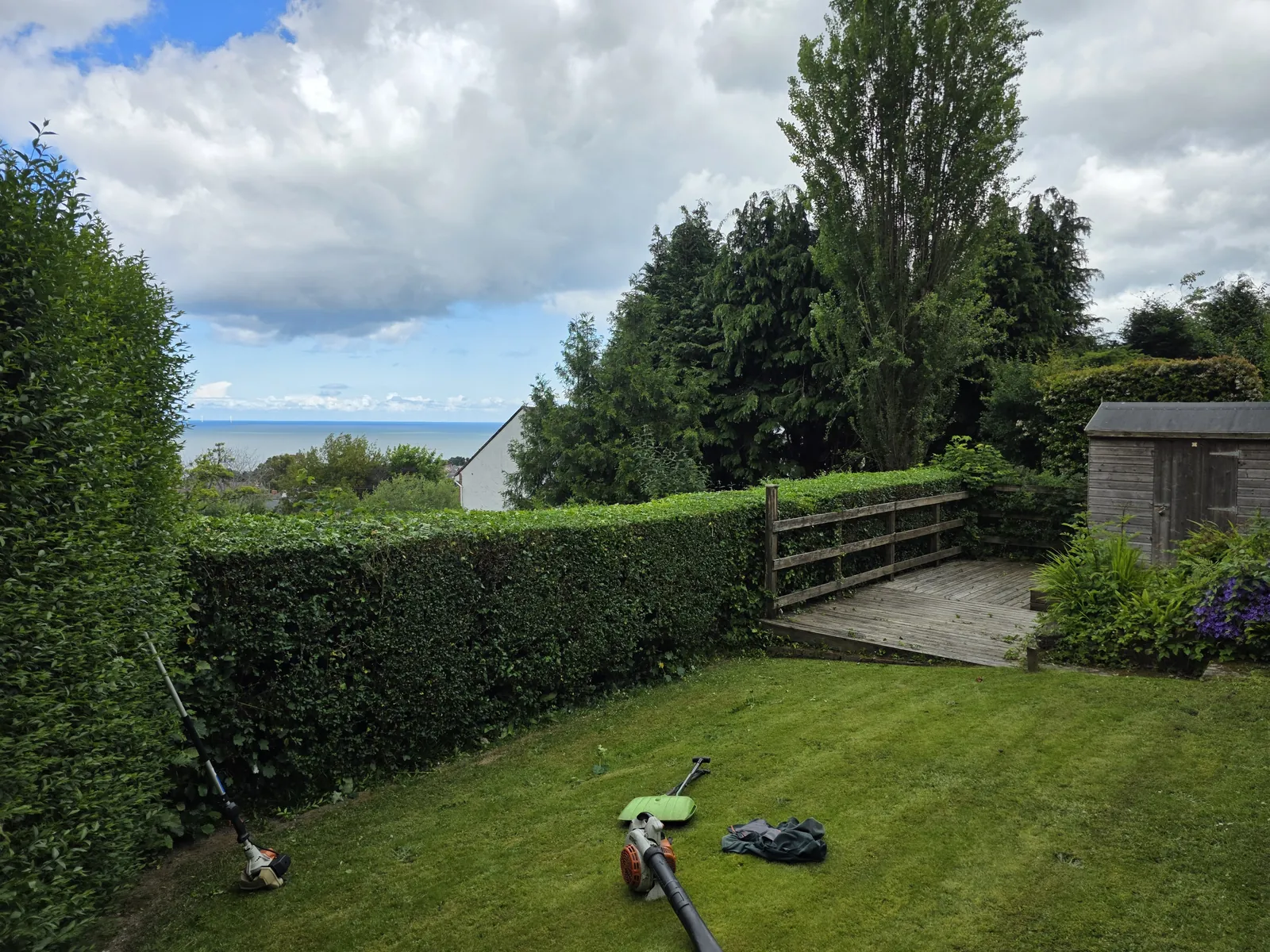 Completed garden work by The Cutting Hedge Garden Services