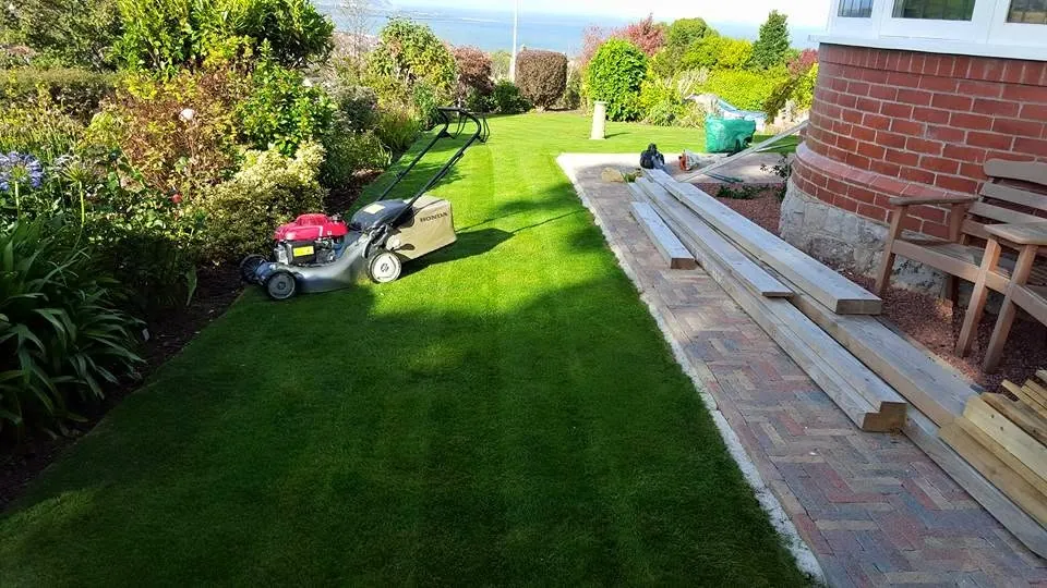Completed garden work by The Cutting Hedge Garden Services